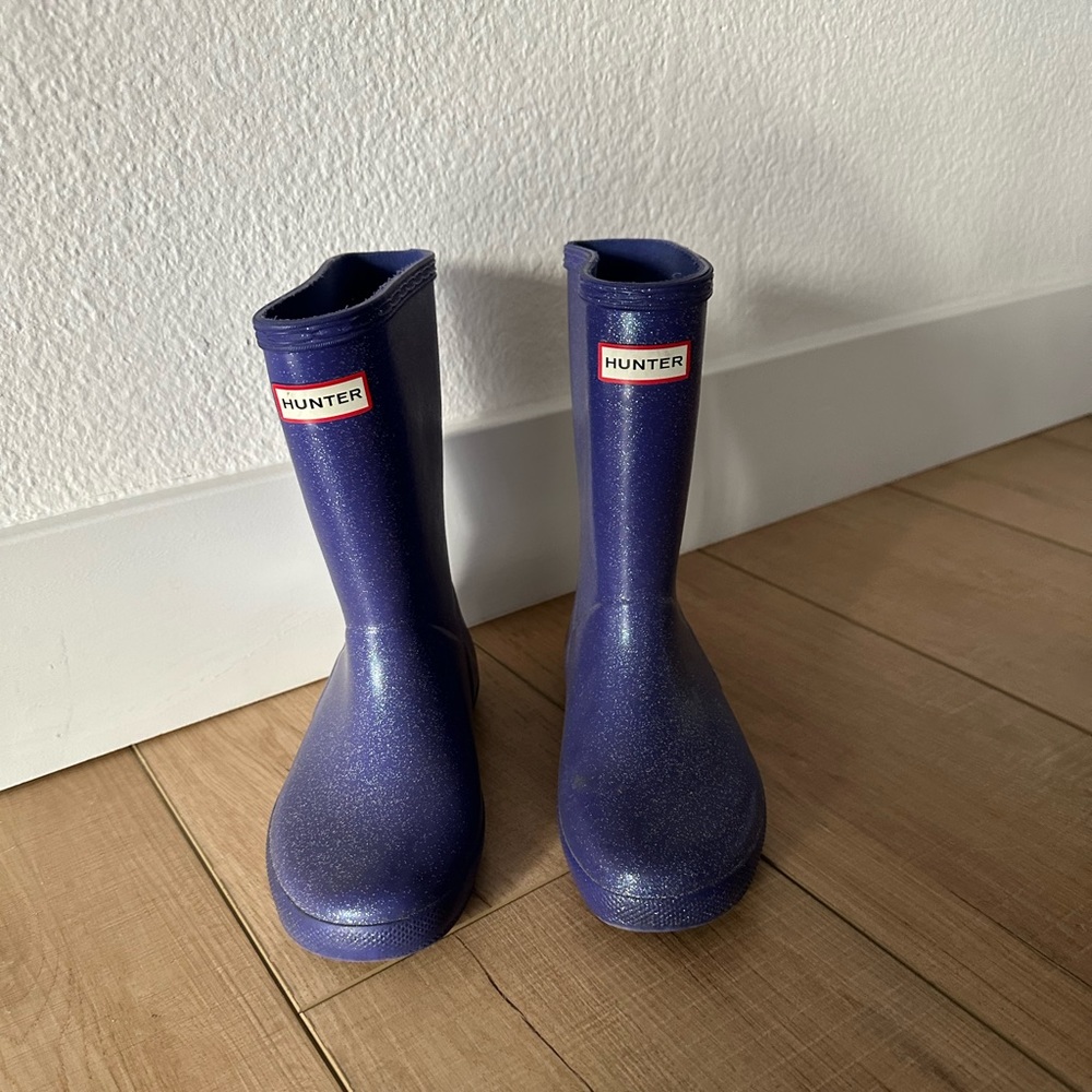 Purple Glitter Girl’s Hunter Boots